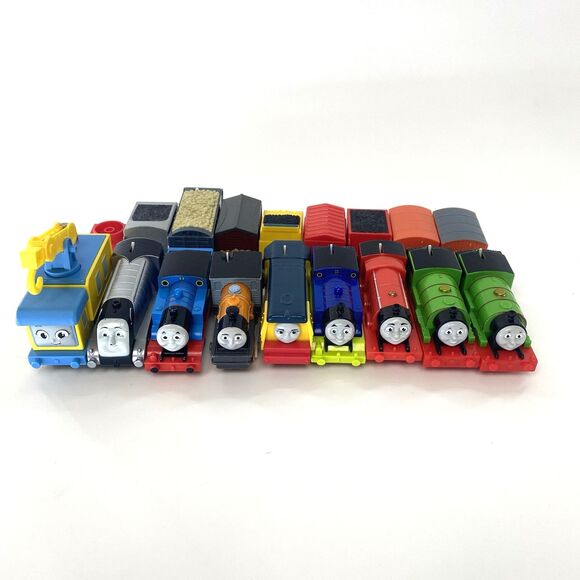 Thomas & Friends Lot of 9 Trains Tenders/Cart Motorized Engine Kids Toy Mattel - Picture 1 of 16